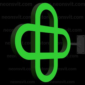 Аптечний хрест світловий двосторонній Pills