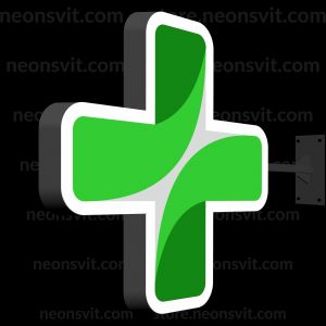 Аптечный крест световой двухсторонний Thailand