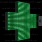 Светодиодный аптечный крест. Серия Standart 800. Прямой двусторонний