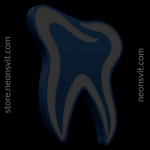 Світлодіодний Led зуб із динамікою. Модель ZS 540 висотою 130 см