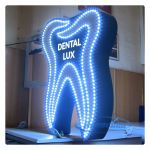 Зуб світлодіодний, led зуб. Модель ZS-L 4-450 з логотипом